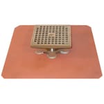 View Adjustable Tile Deck Drain